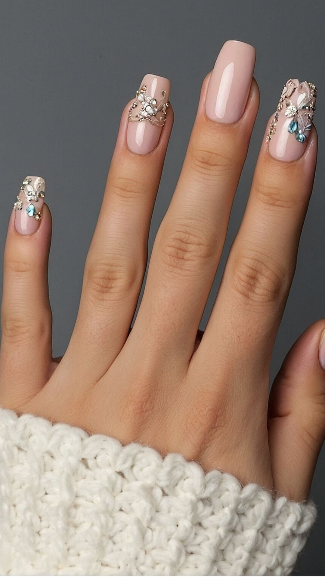 Winter Bloom Ring Statement