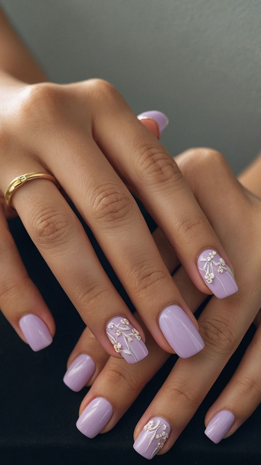 Lilac Whispers with White Florals