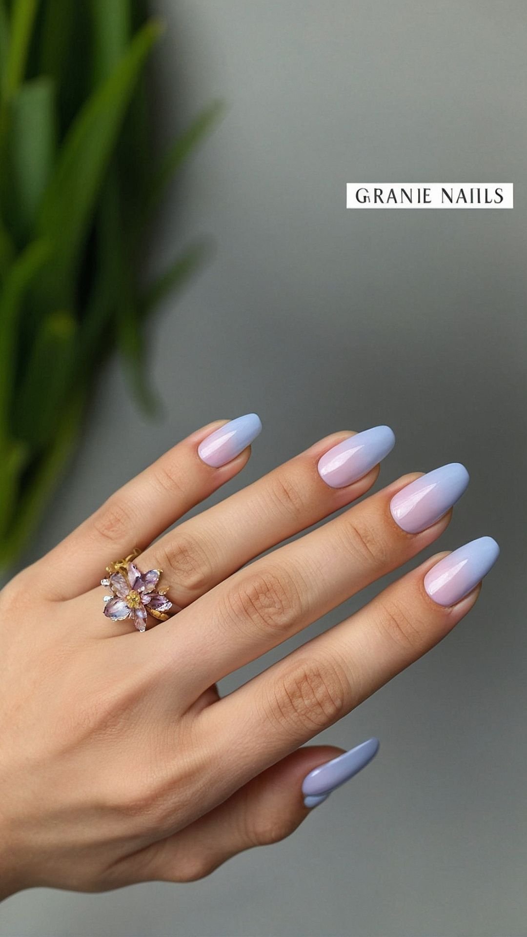 Mauve Majesty with Golden Swirls