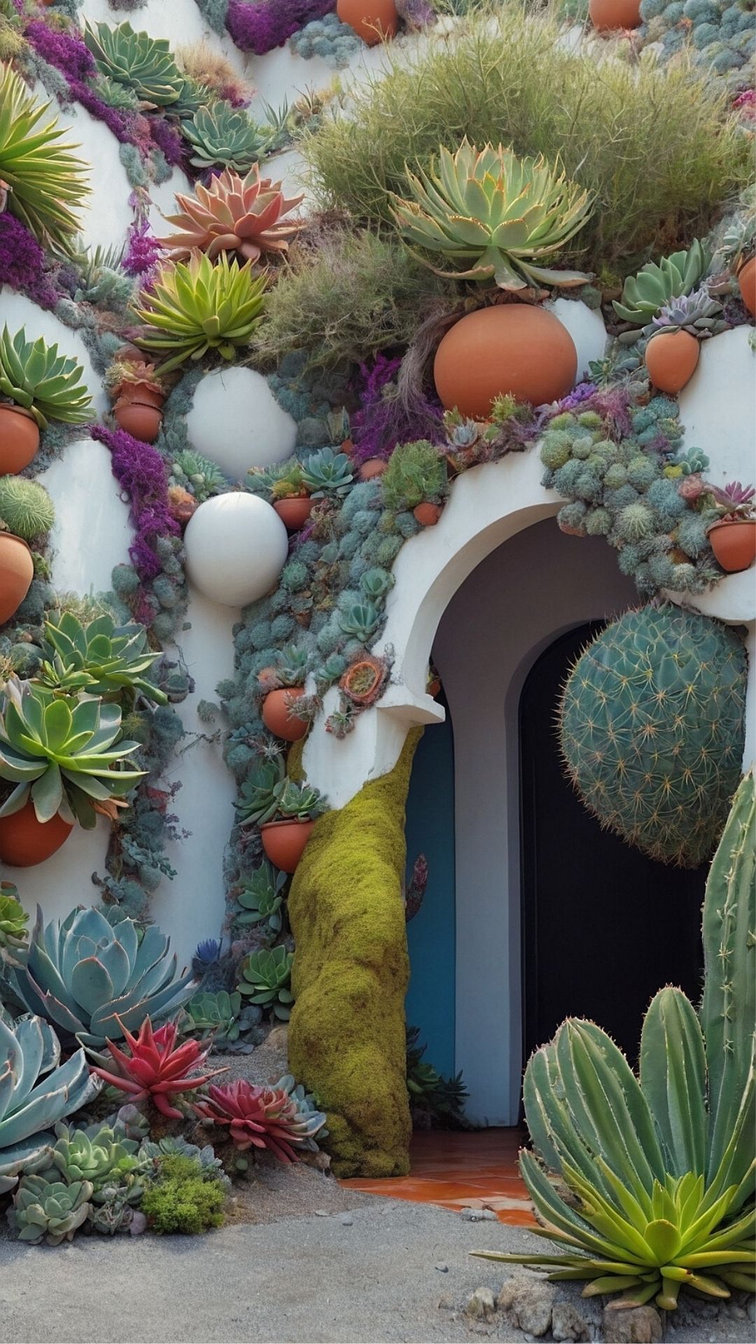 Whimsical Wall Garden: A Tapestry of Tactile Delights