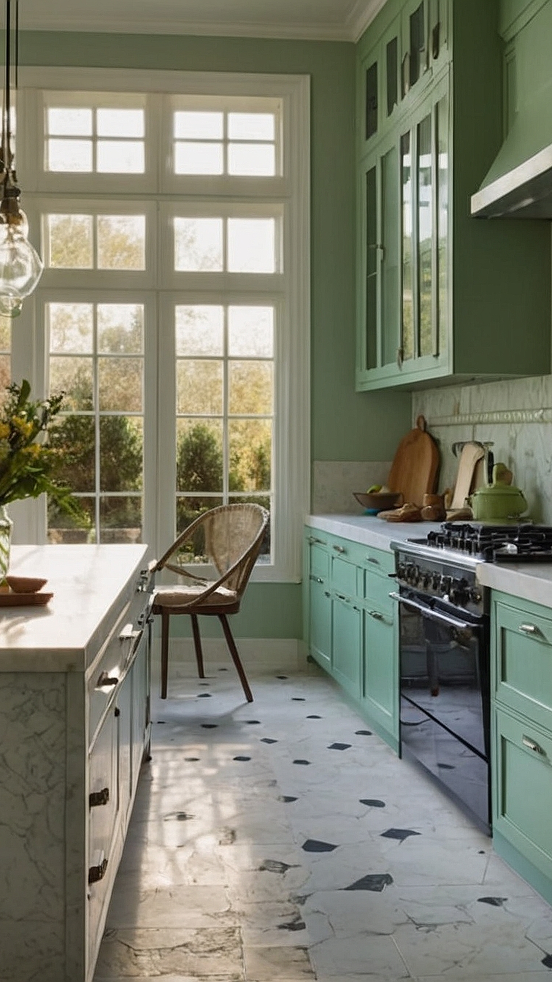 Serenity in Green: Dream Kitchen Inspiration