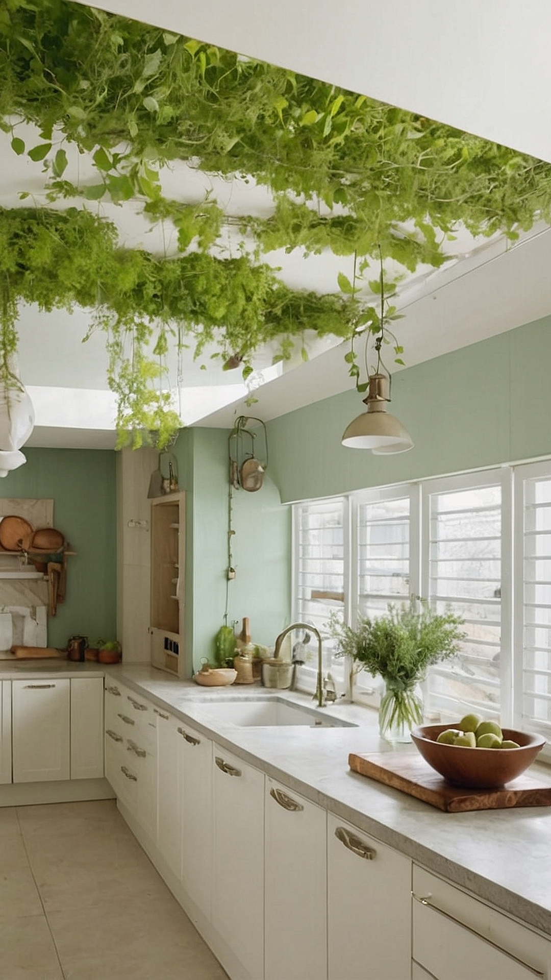 Zen Green Escape: Kitchen Makeover
