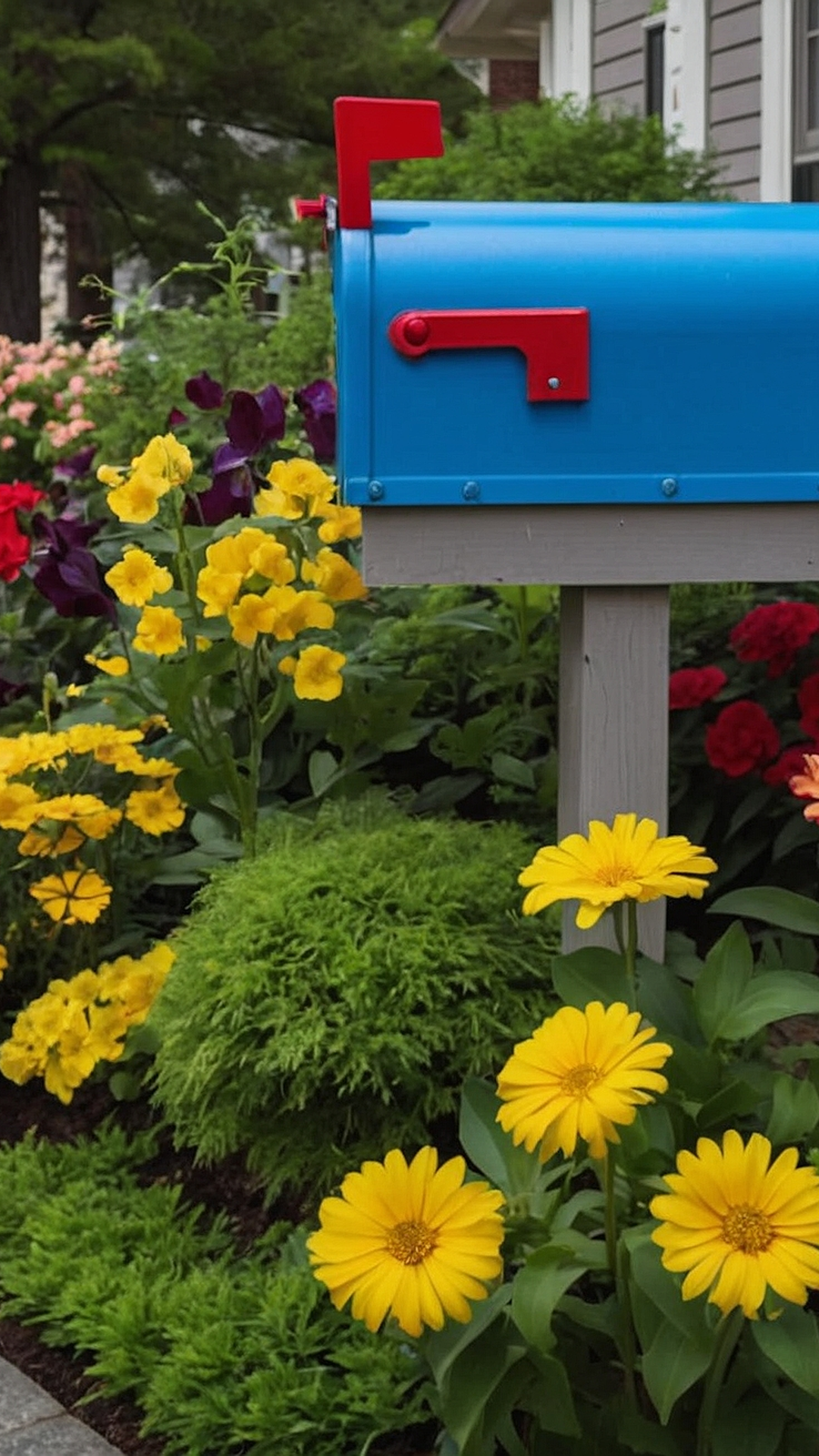 Flower Power Mailboxes: Vibrant Bed Ideas