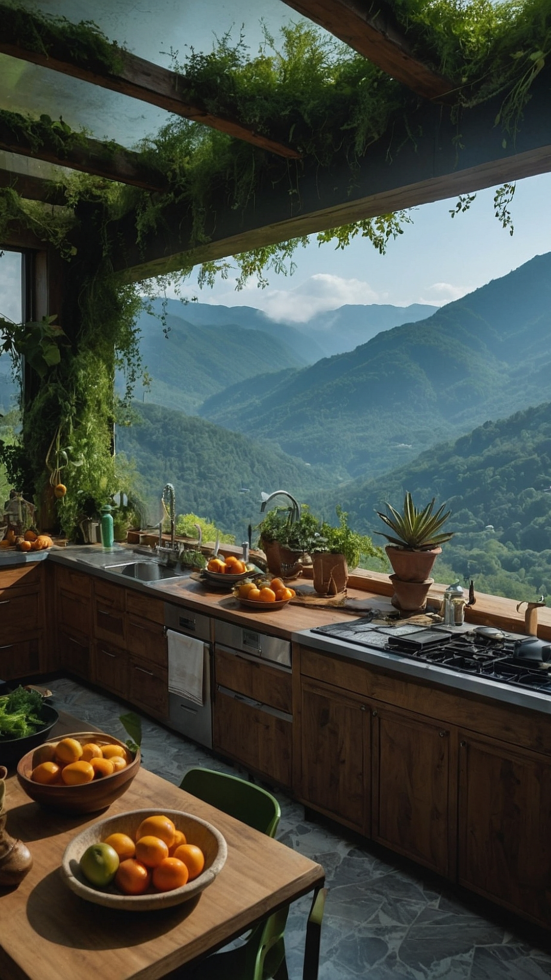 Calming Green Serenade for Your Kitchen