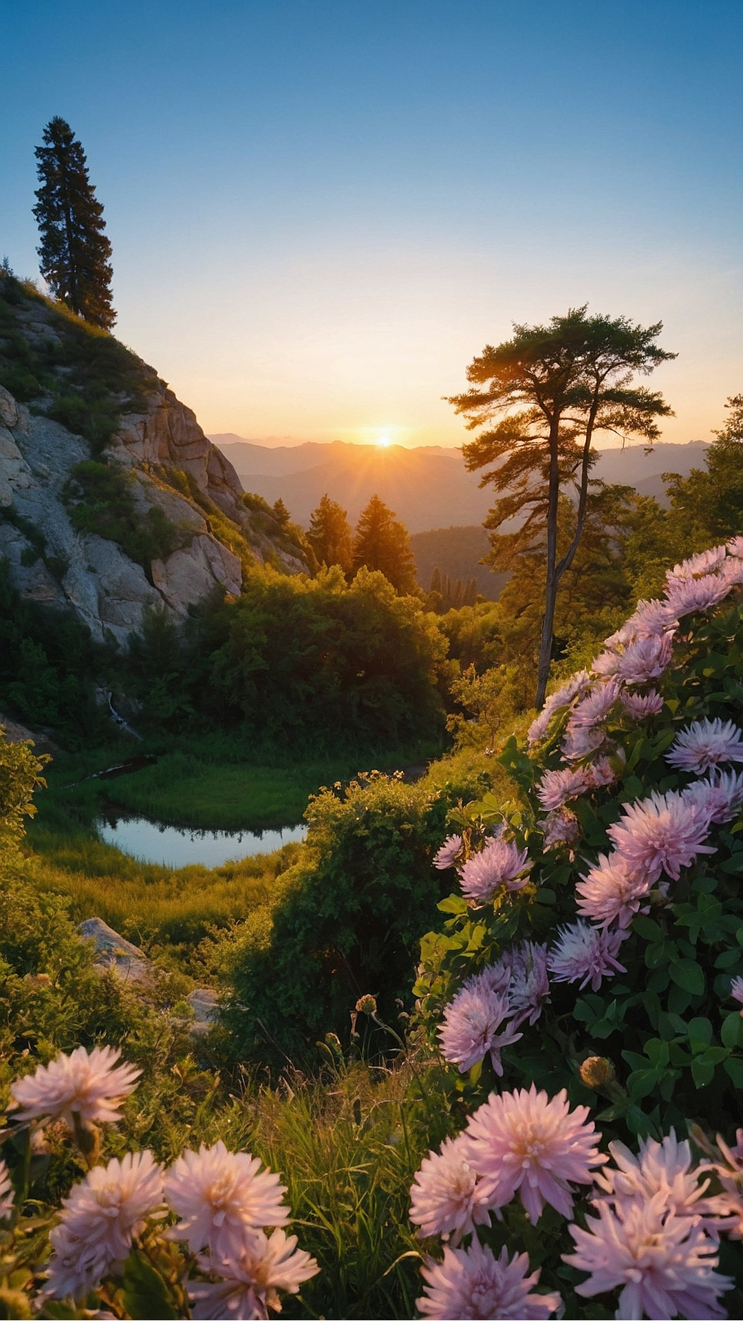 Sunset Soothe: A Spectrum of Relaxing Colors