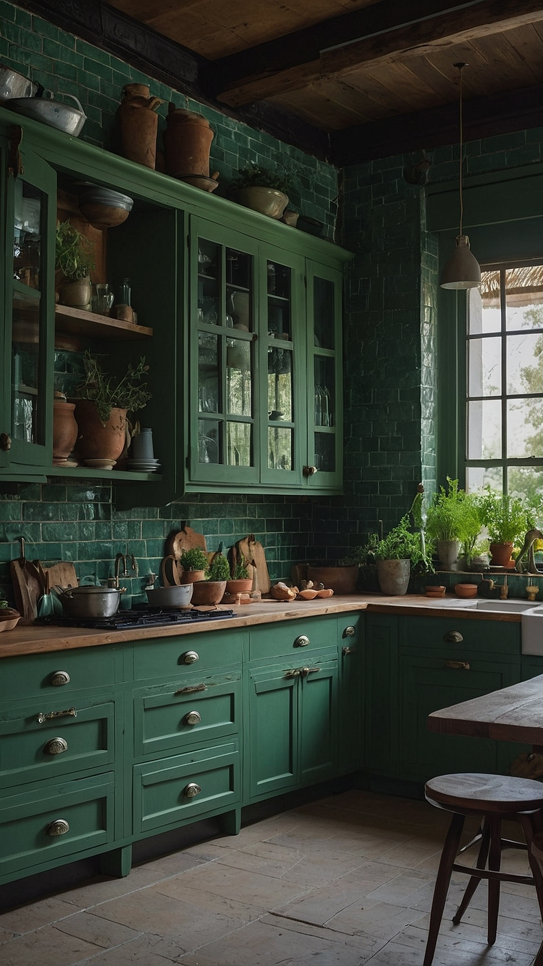 Green Sanctuary: Kitchen Relaxation Zone