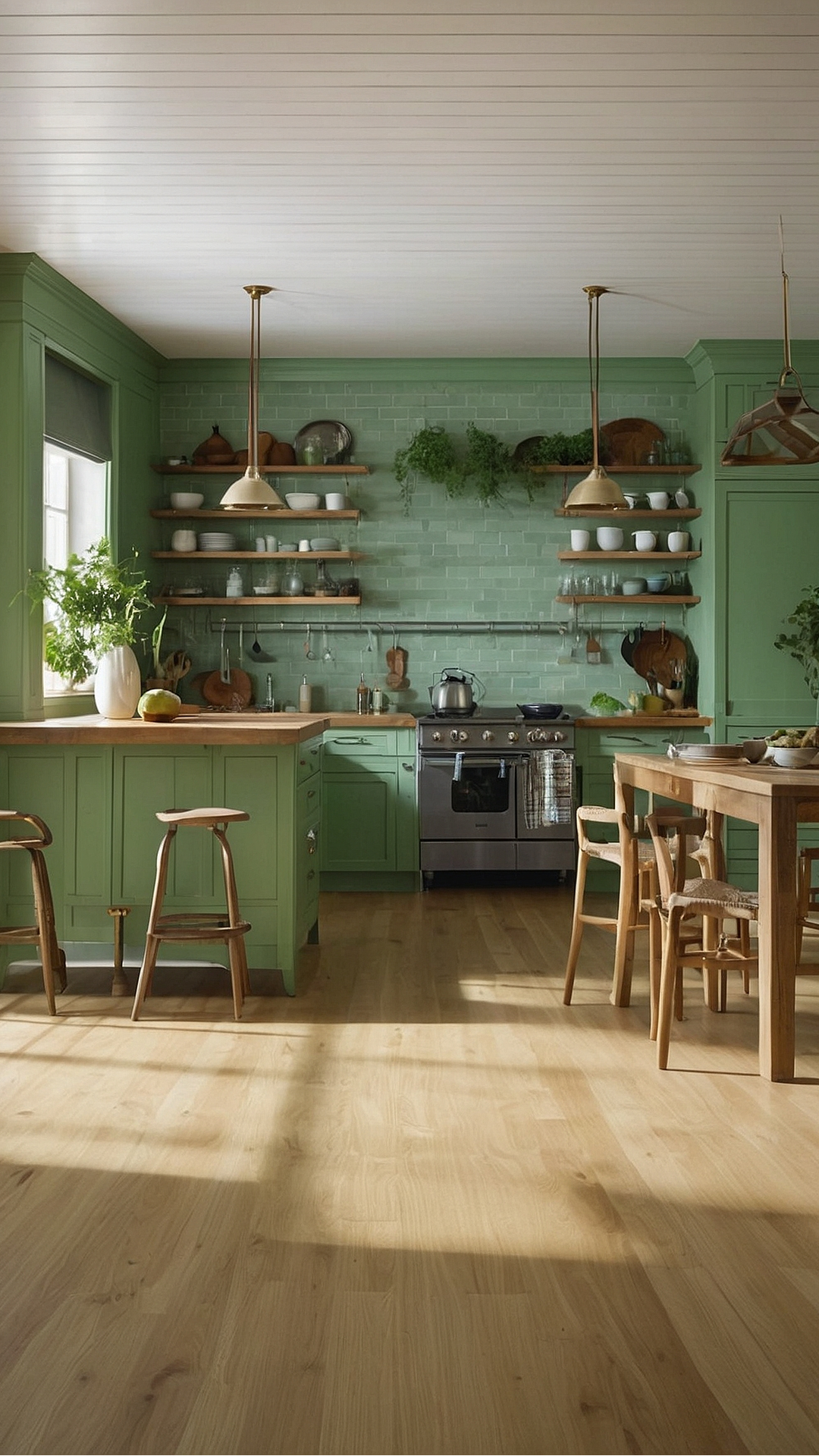 Eco-Friendly Green Kitchen Delight