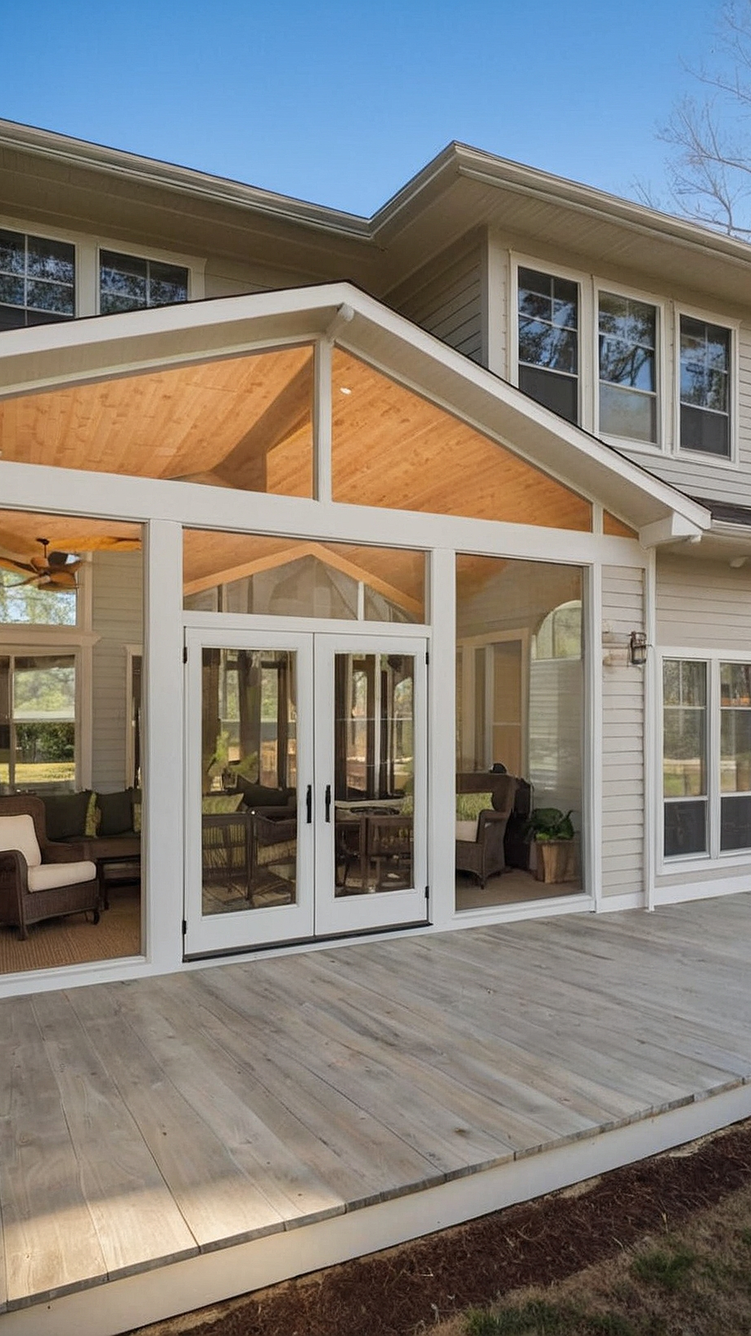 Tranquil Touches: Screened Porch Scheme Ideas