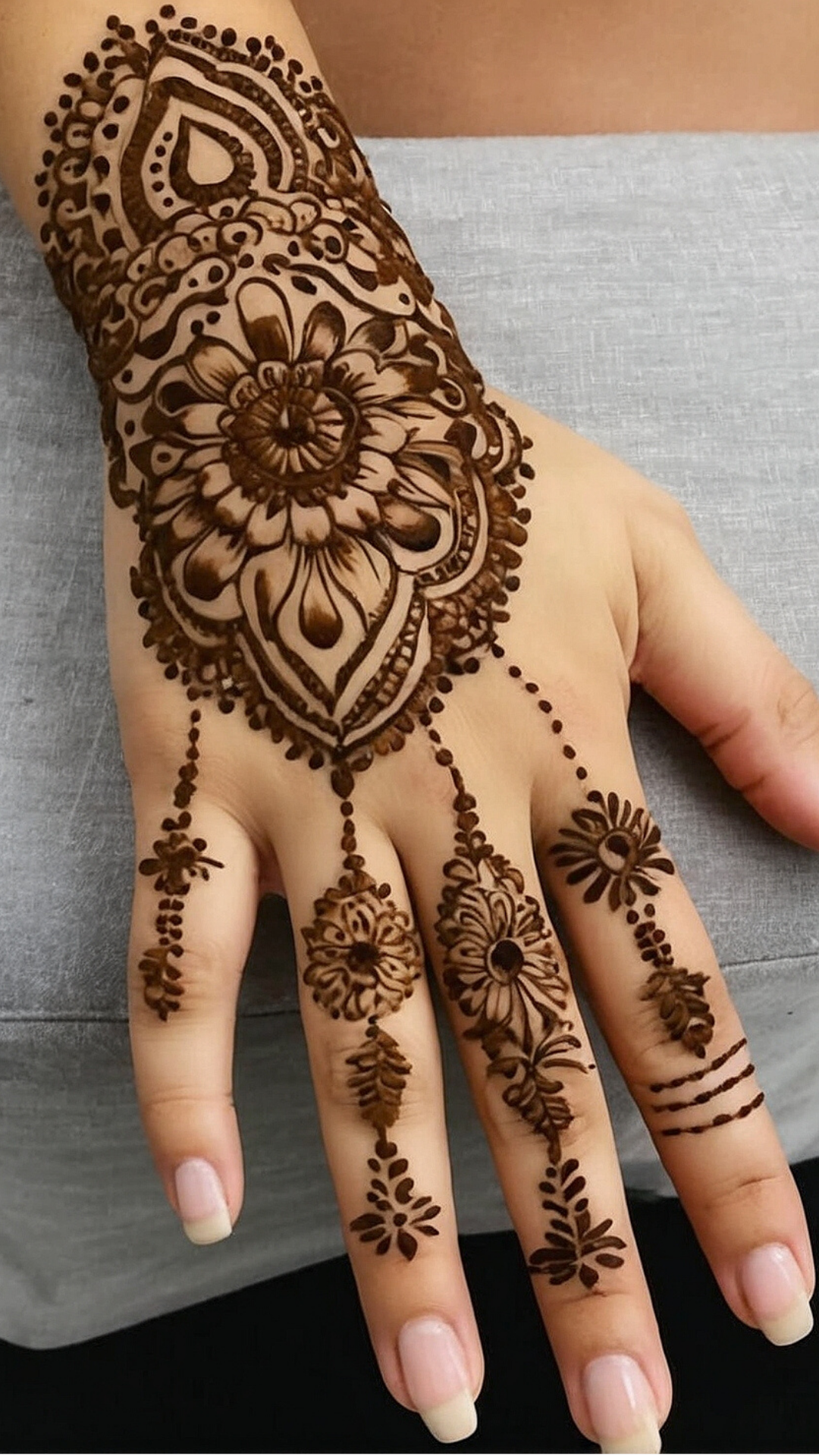 Oceanic Vibes: Summer Henna Patterns