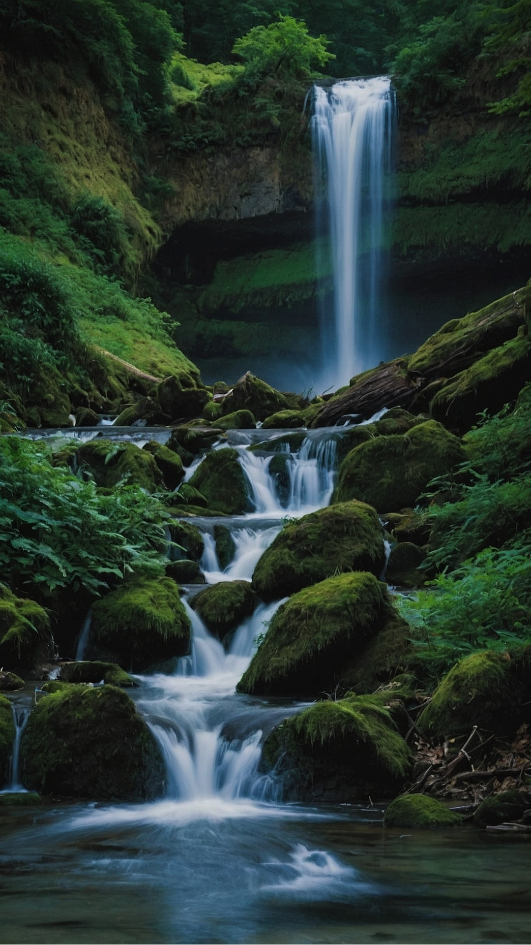 Cascading Wonder: Waterfall Wallpaper Ideas