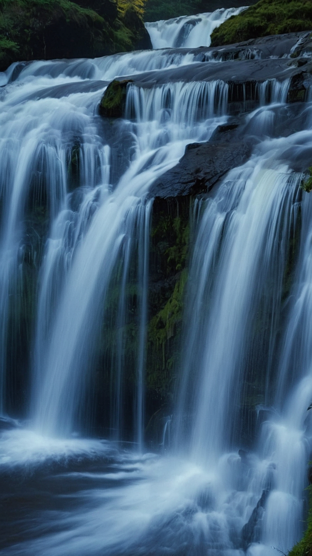 Tranquil Streams: Waterfall Wallpaper Collection