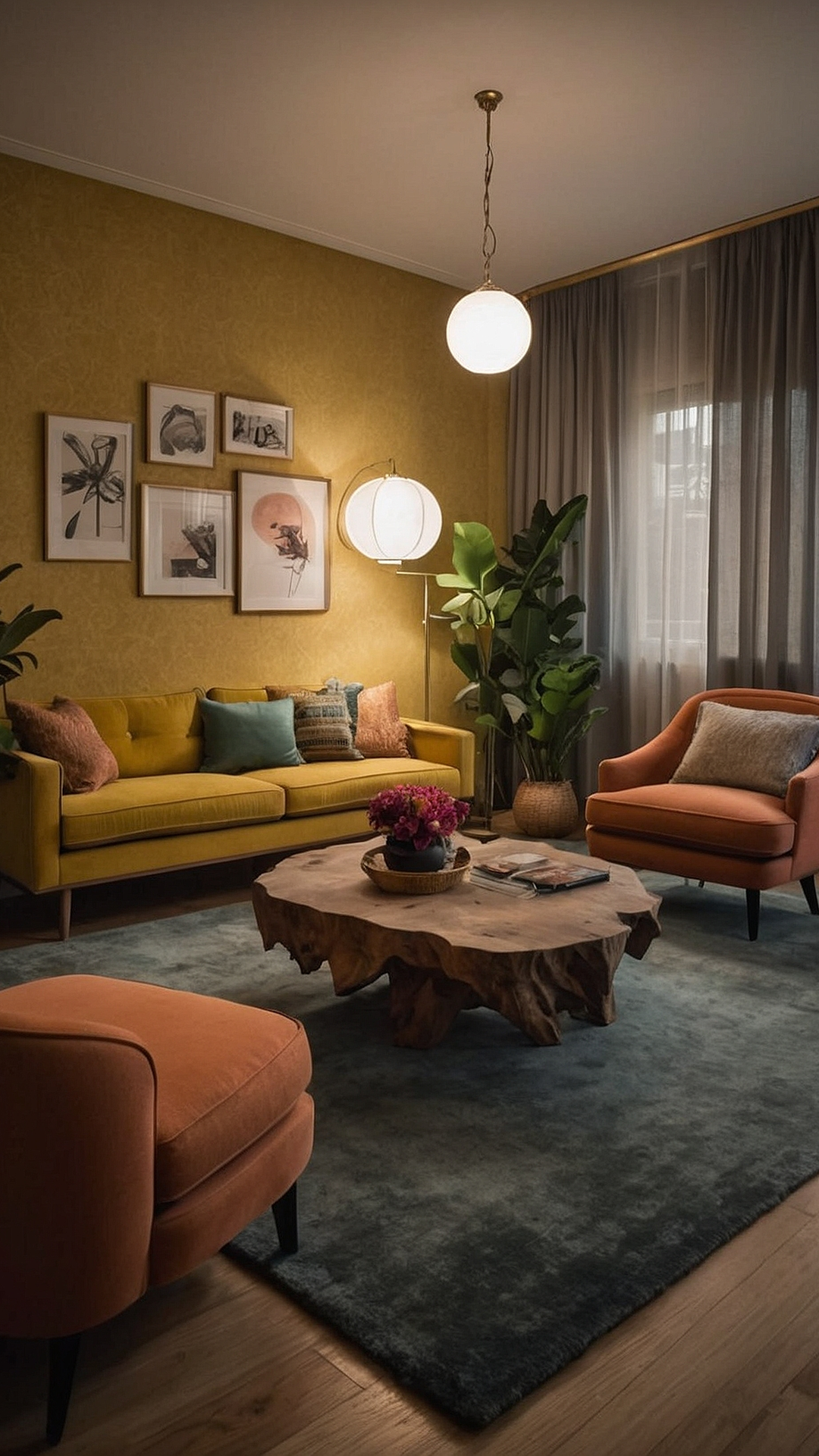 Radiant Reflections: Living Room Decor Color Palettes
