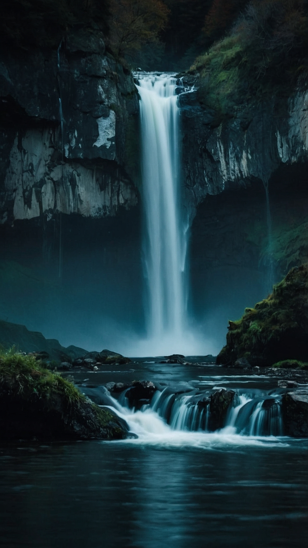 Lush Cascades: Refreshing Waterfall Wallpaper Options
