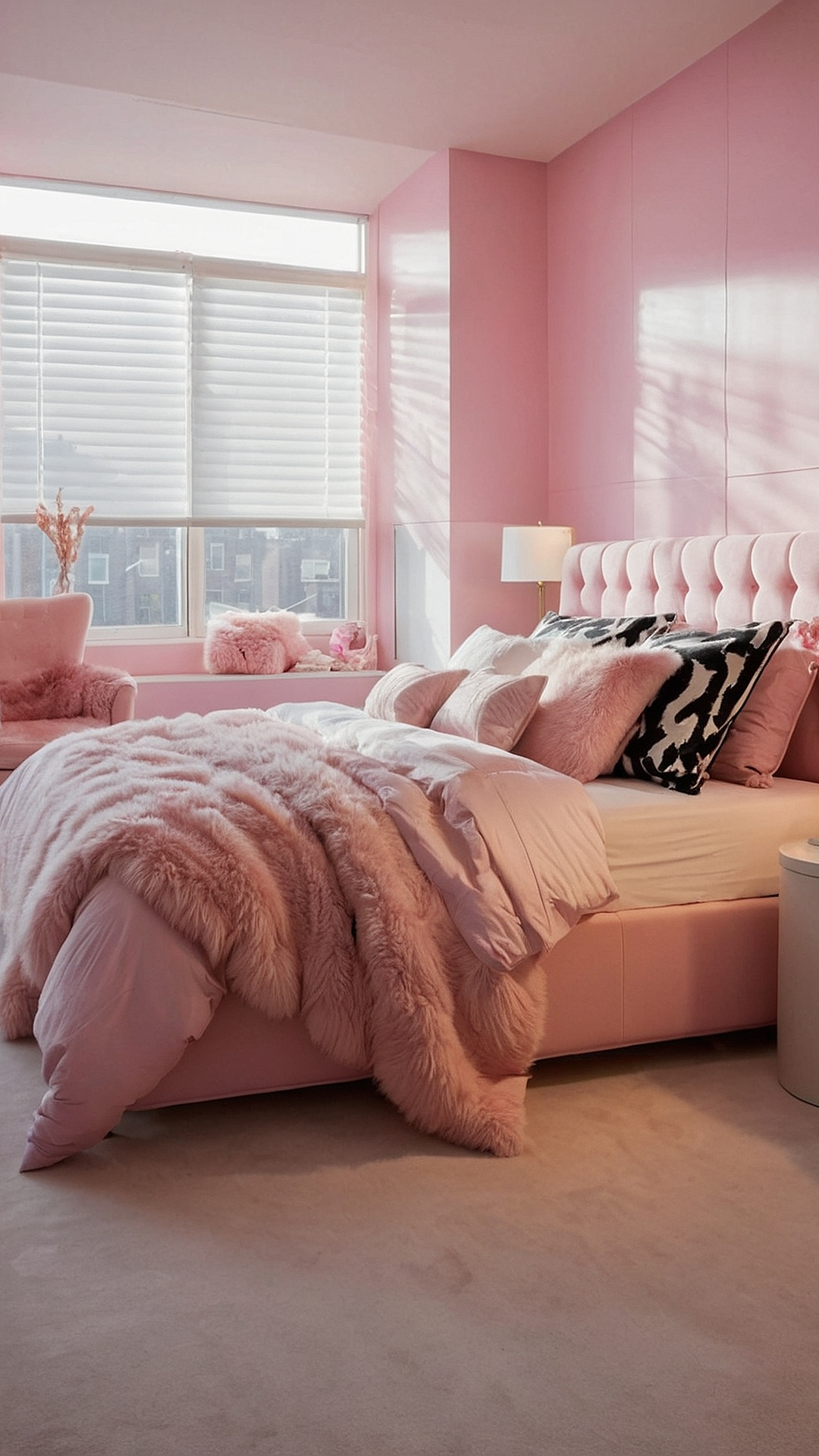 Modern Pink Bliss: Stylish Bedroom Upgrades