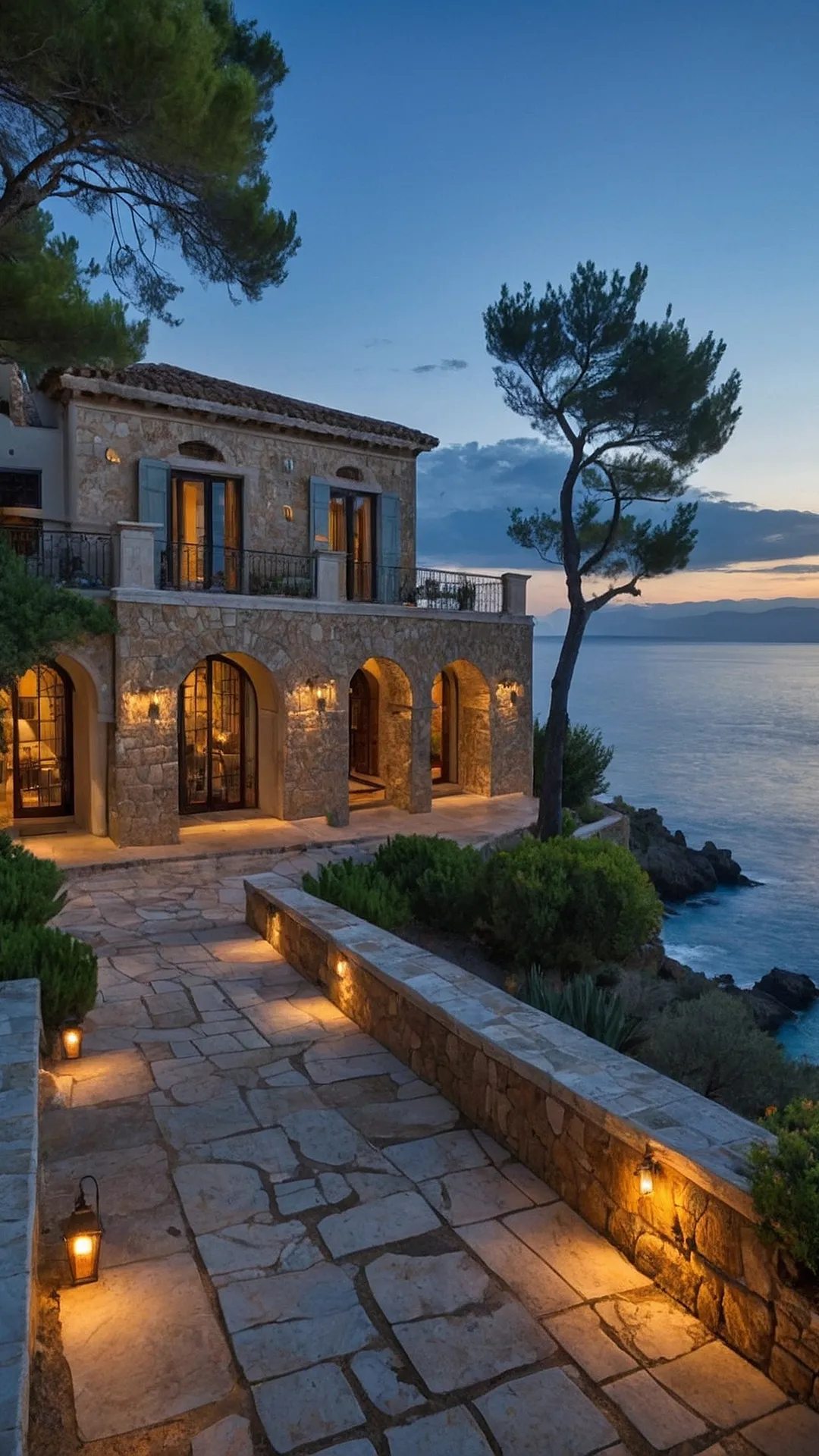 Vibrant Verandas: Mediterranean Home Design Visions