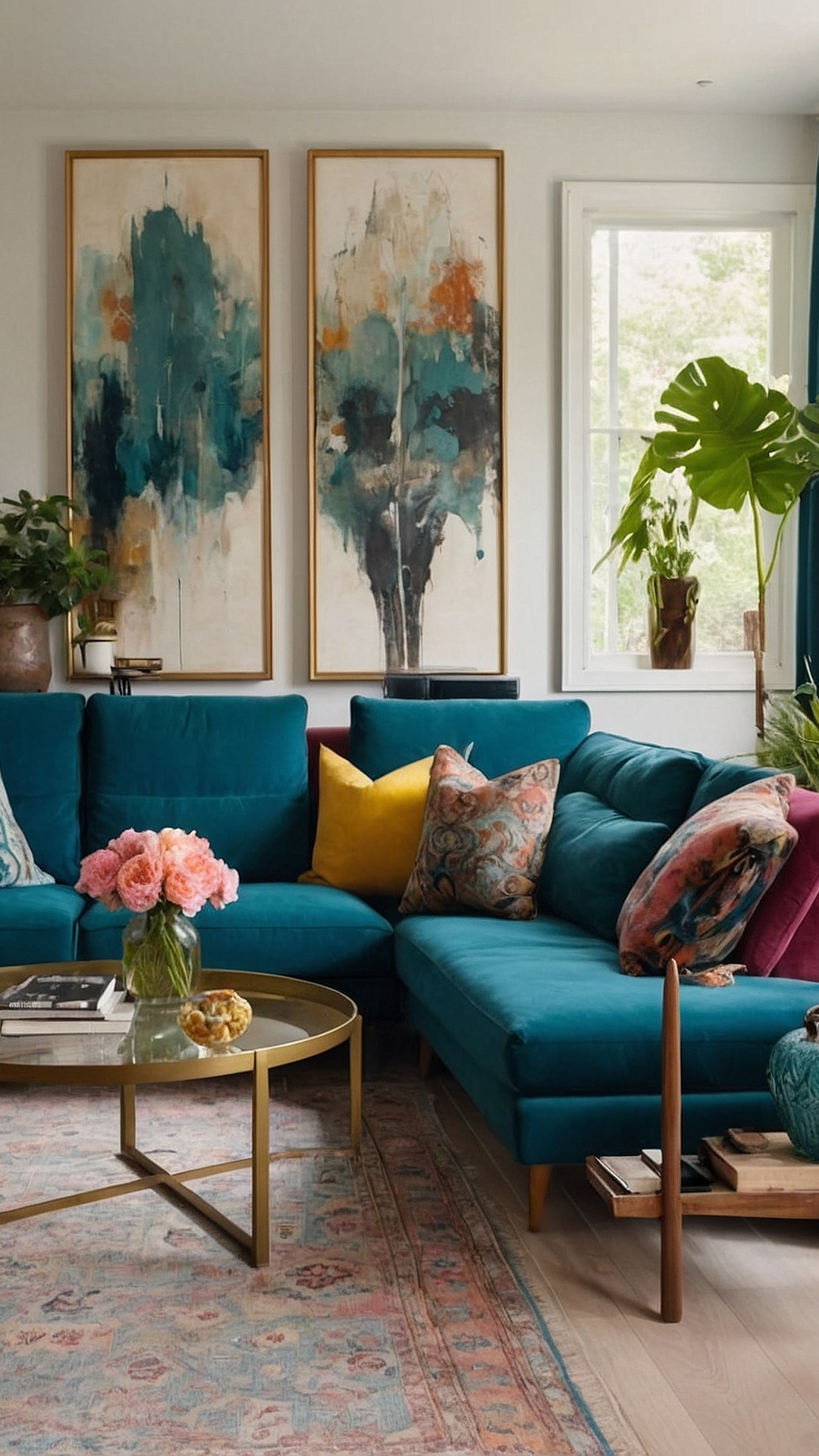 Cozy Contrasts: Warm Living Room Color Inspirations