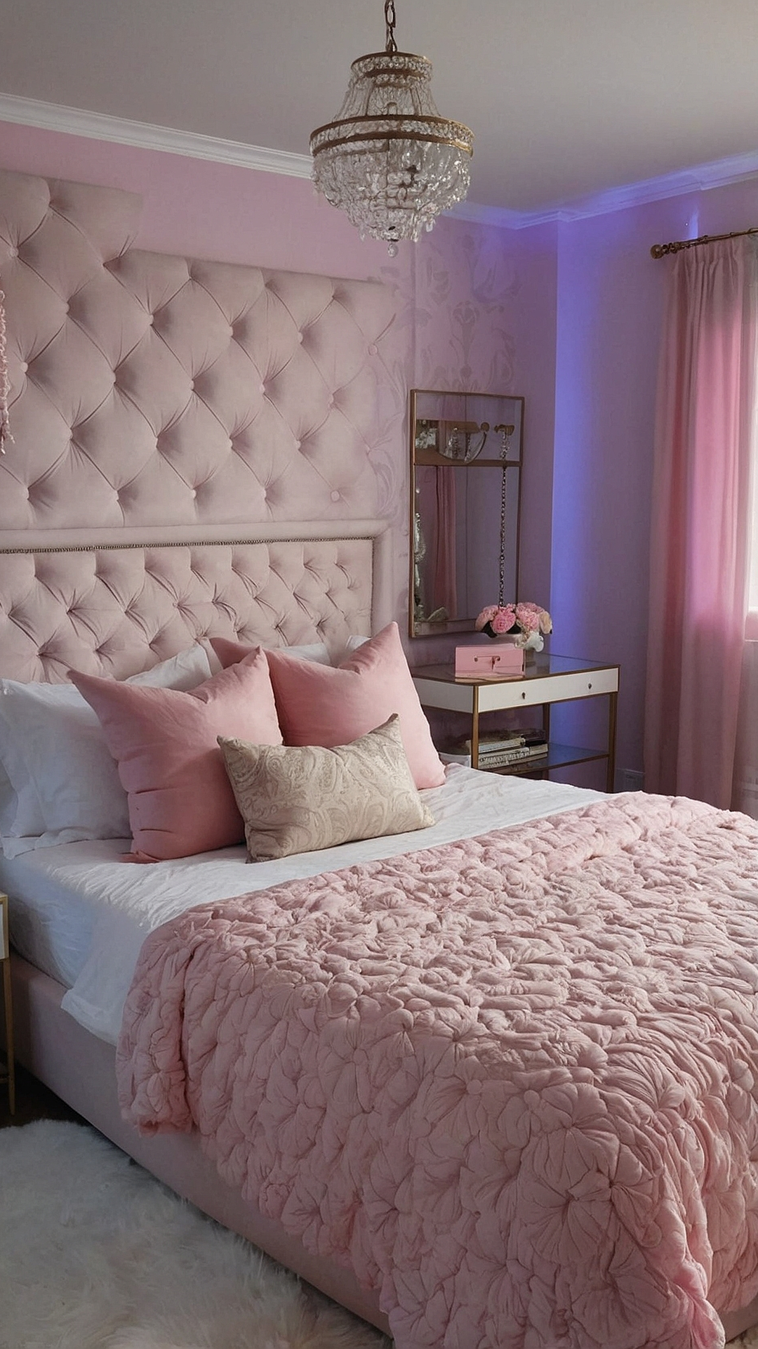 Rose Quartz Retreat: Pink Bedroom Decor Ideas