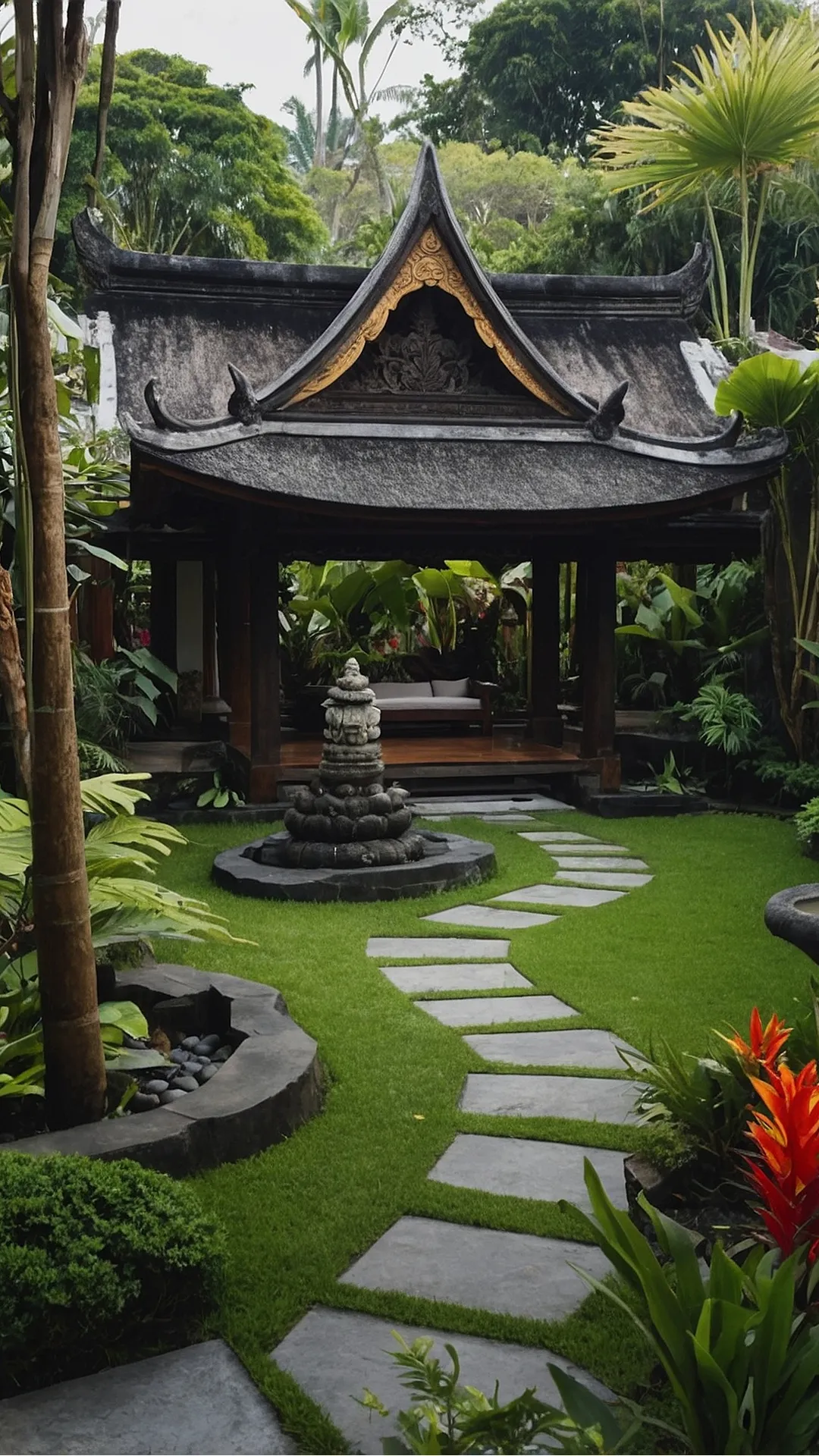 Tranquil Tropics: Balinese Garden Delights