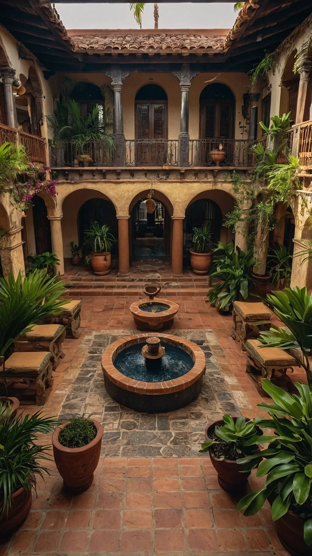 Courtyard Serenity: Hacienda House Inspiration