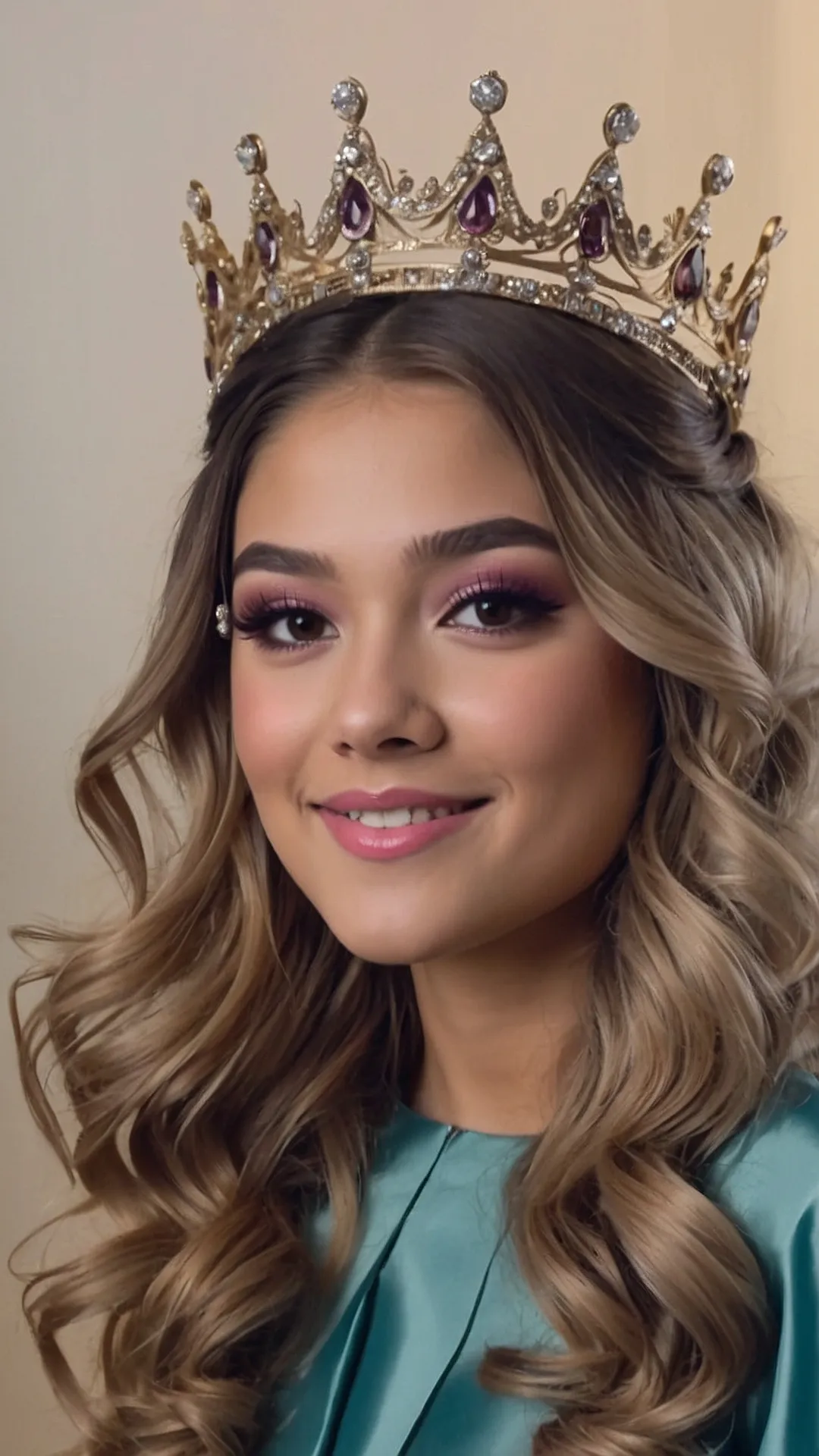 Royal Glamour: Crown-Inspired Quinceañera Hairstyles