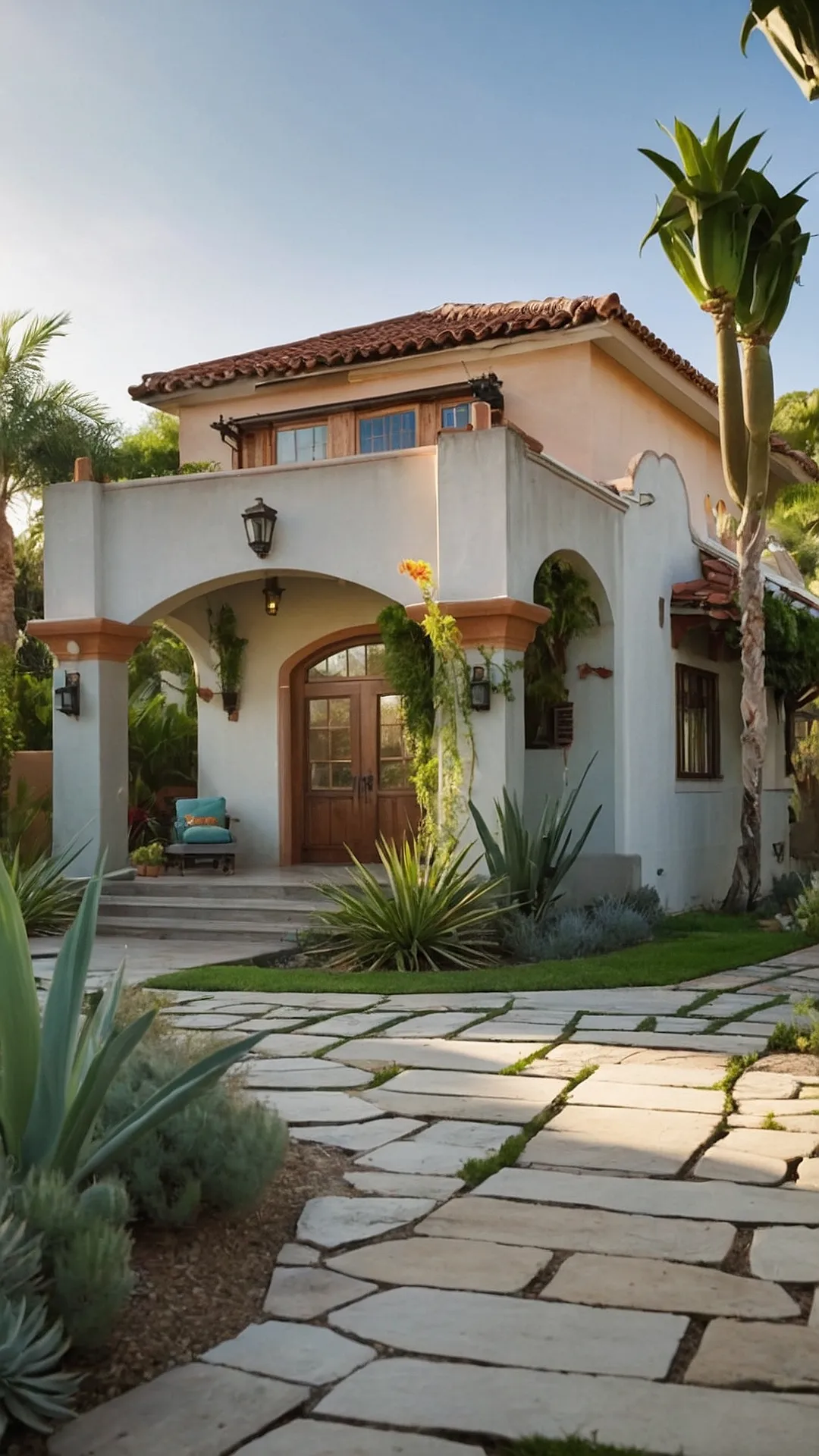 Rustic Elegance: Spanish Bungalow Design Showcase