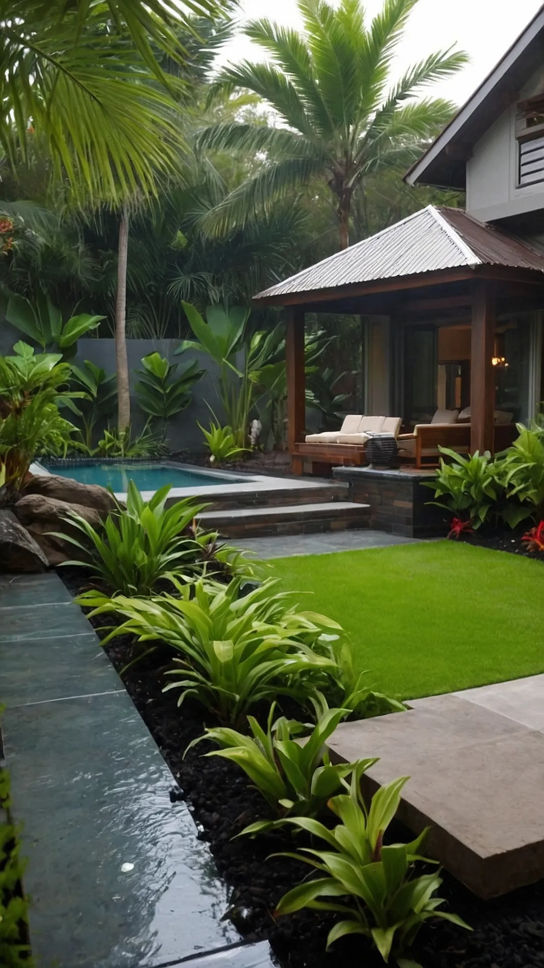 Tropical Haven: Backyard Beauty