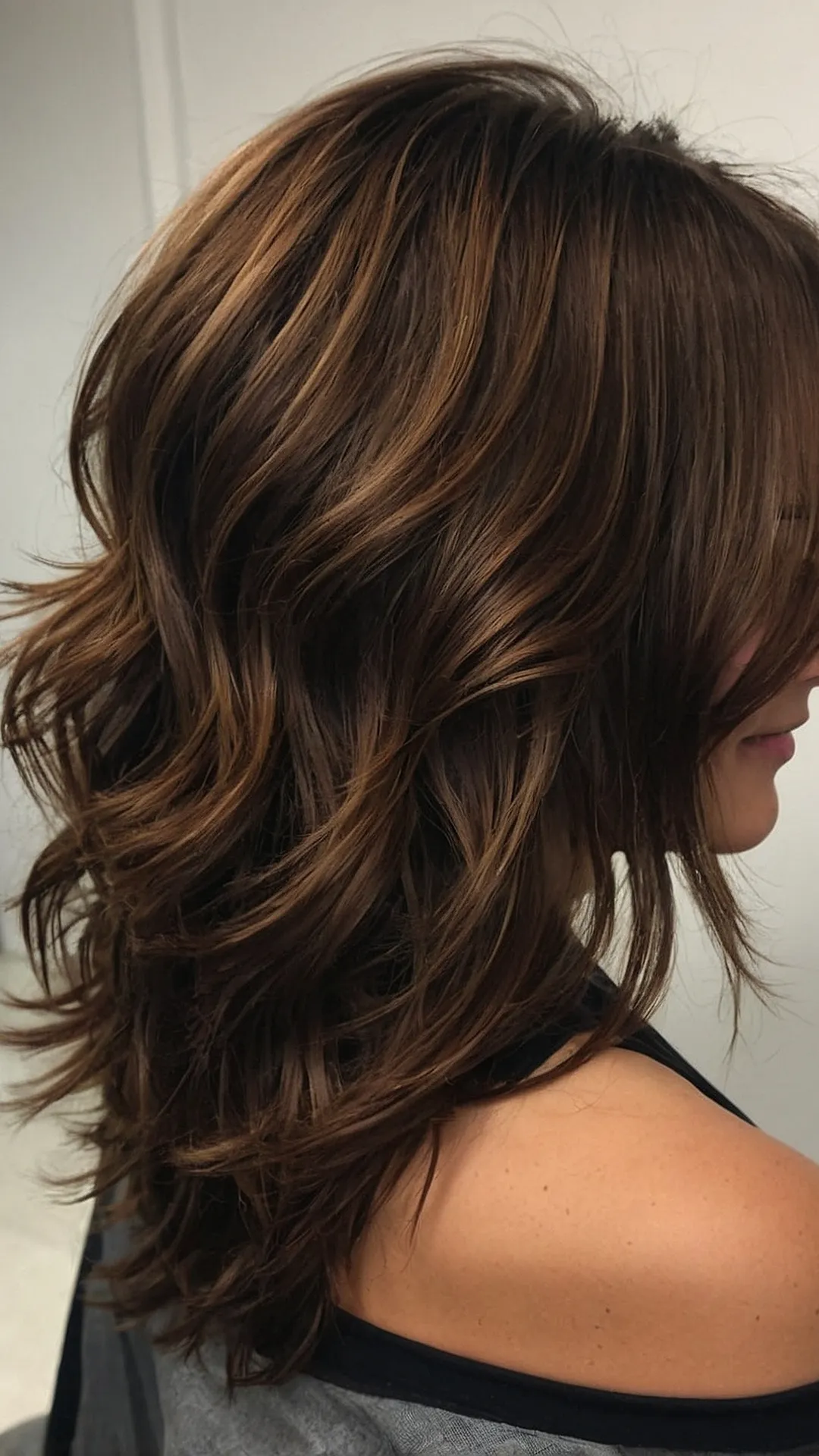 Layered Perfection: Shoulder Length Haircut Styles