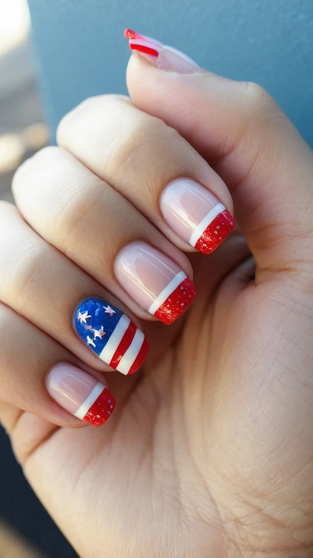 Flag-tastic Fingers: Creative 4th of July Nail Art