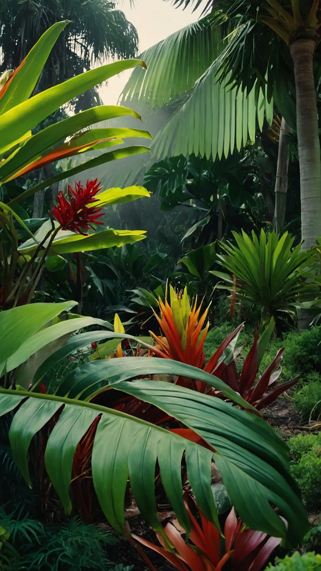 Sizzling Sunlight: Tropical Plants Thriving Outdoors