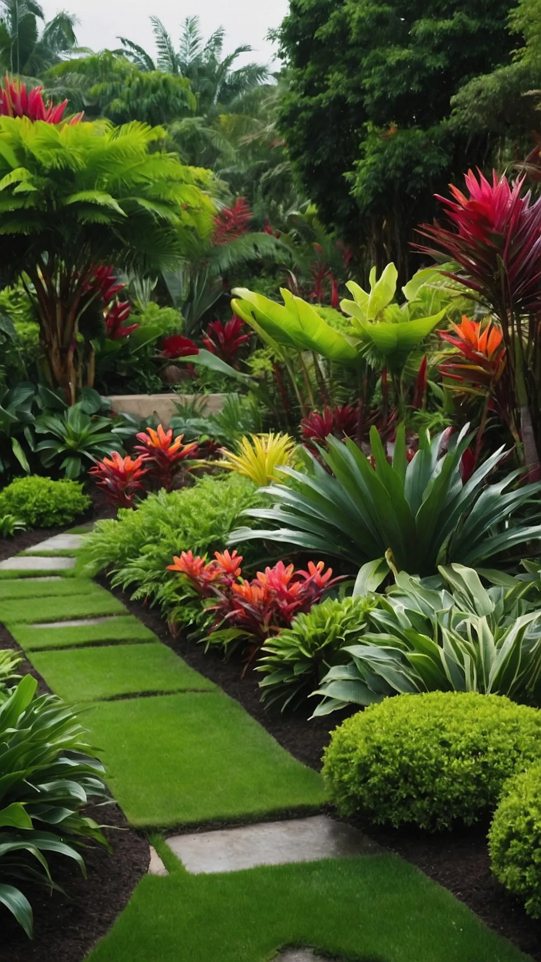 Sun-kissed Sanctuary: Tropical Backyard Serenity