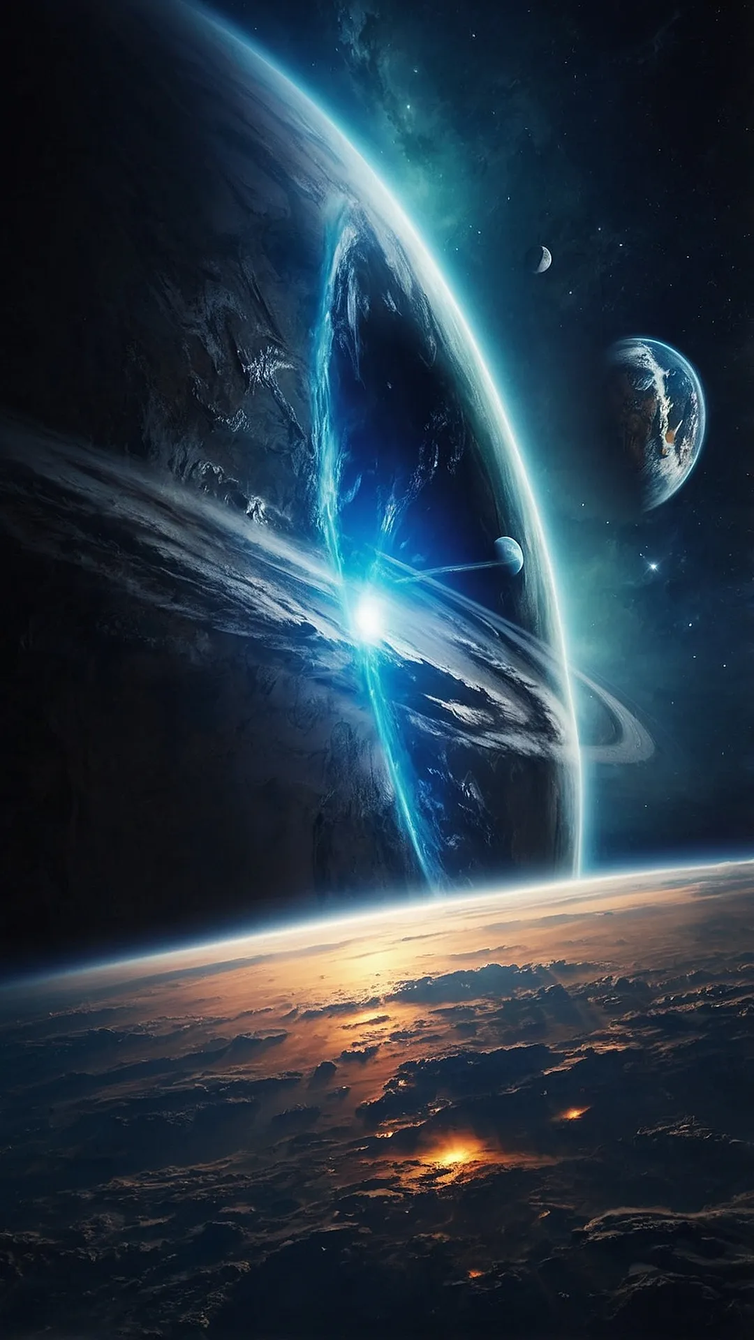 Interstellar Impressions: Planet Wallpaper Showcase