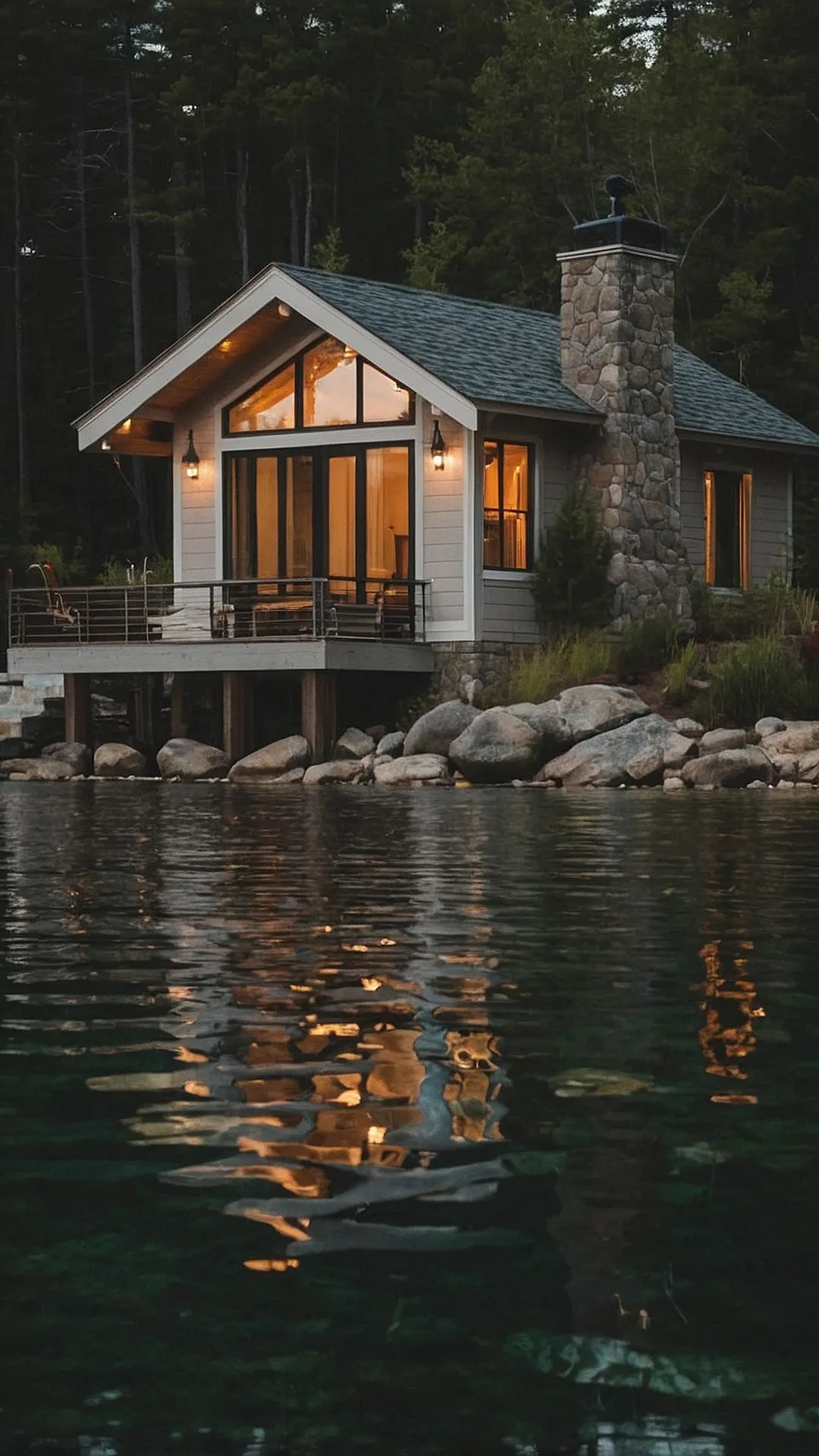 Cottage by the Lake: Quaint House Design Ideas