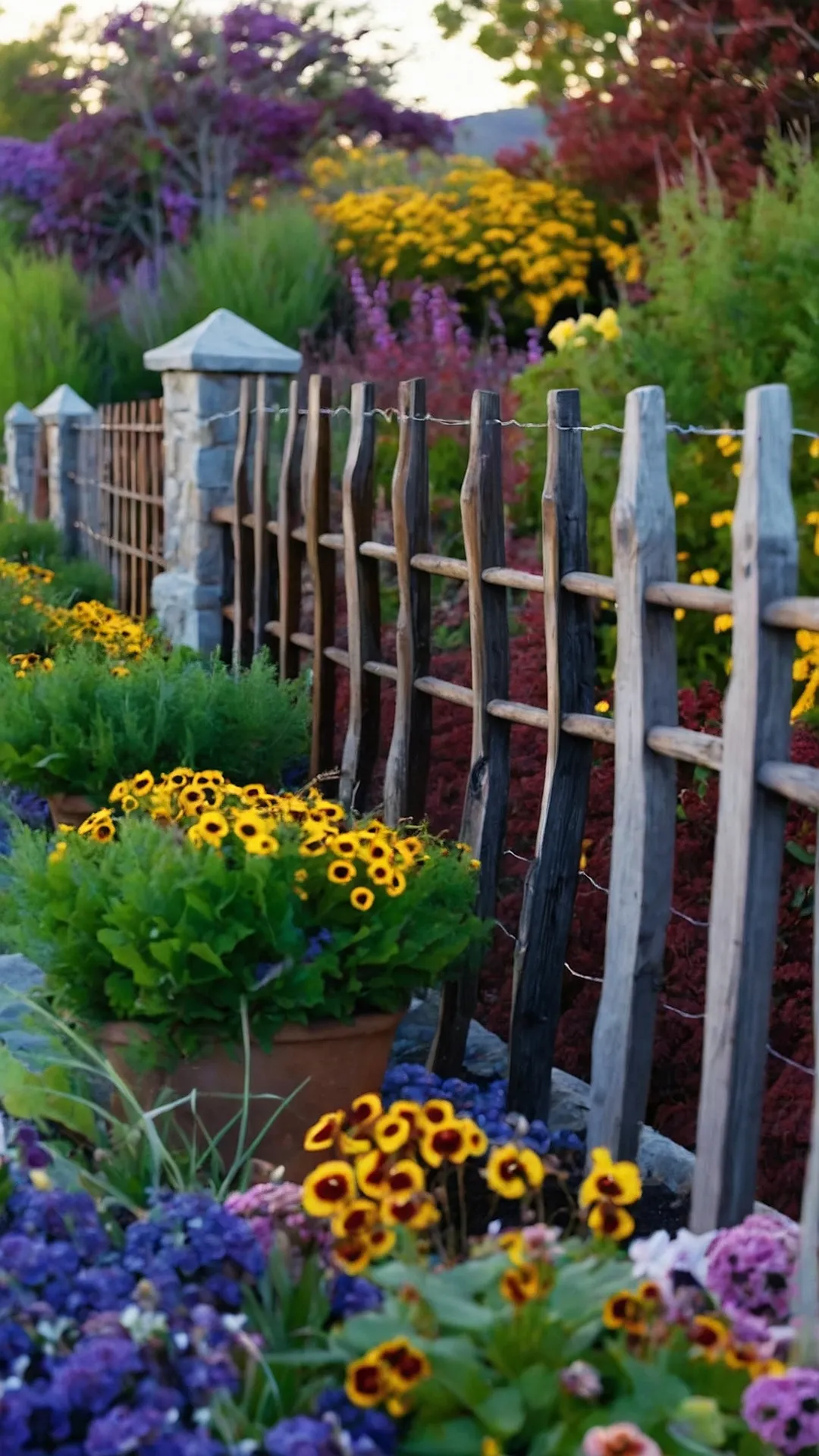 Boundary Botanics: Plants and Flowers Along the Fence