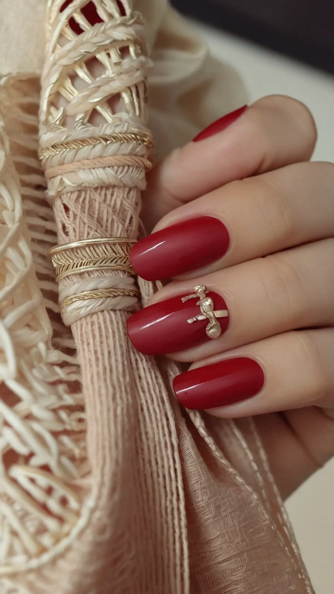 Seashell Chic Manicure