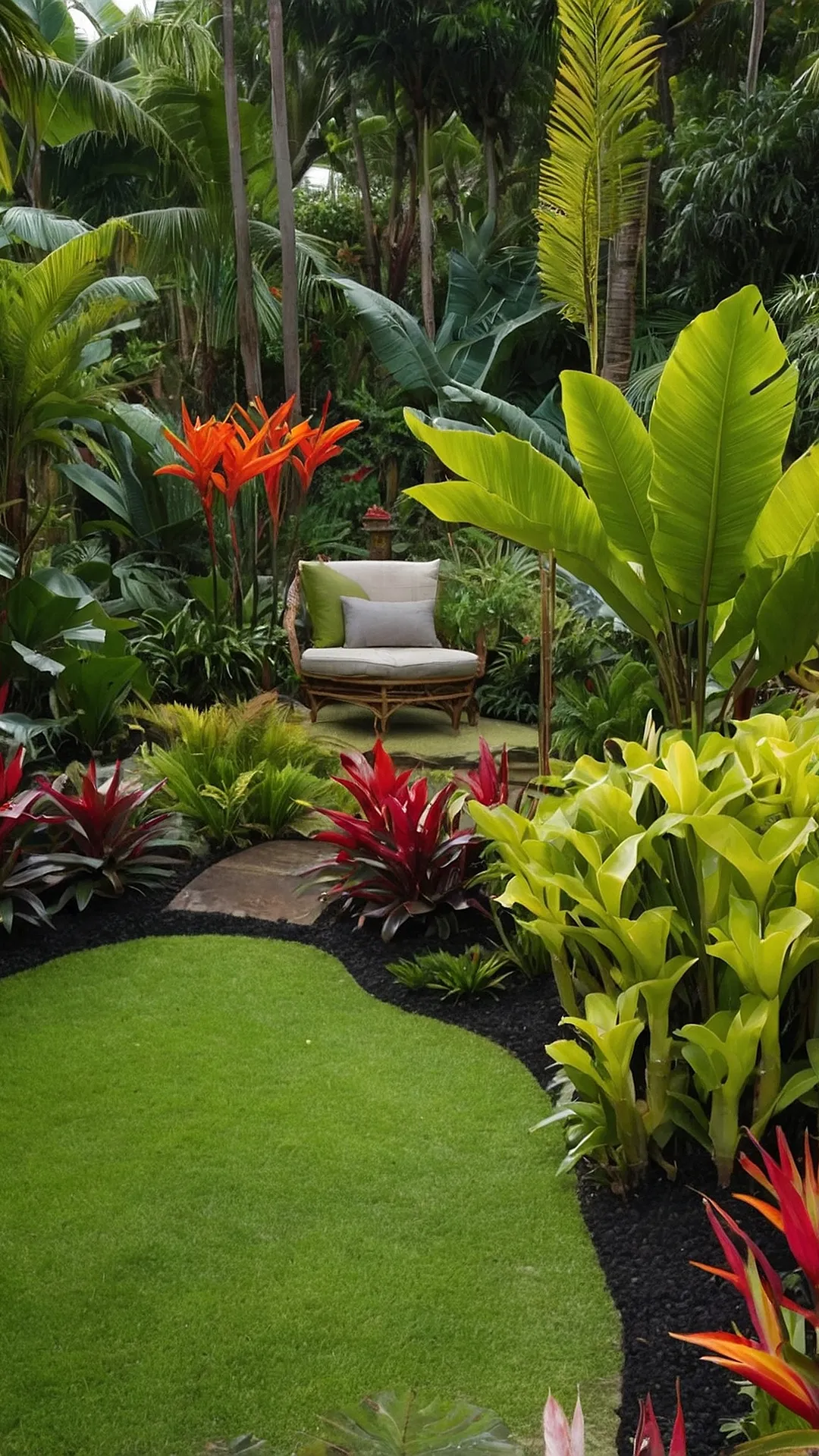 Palm Paradise: Sleek Tropical Garden Ideas