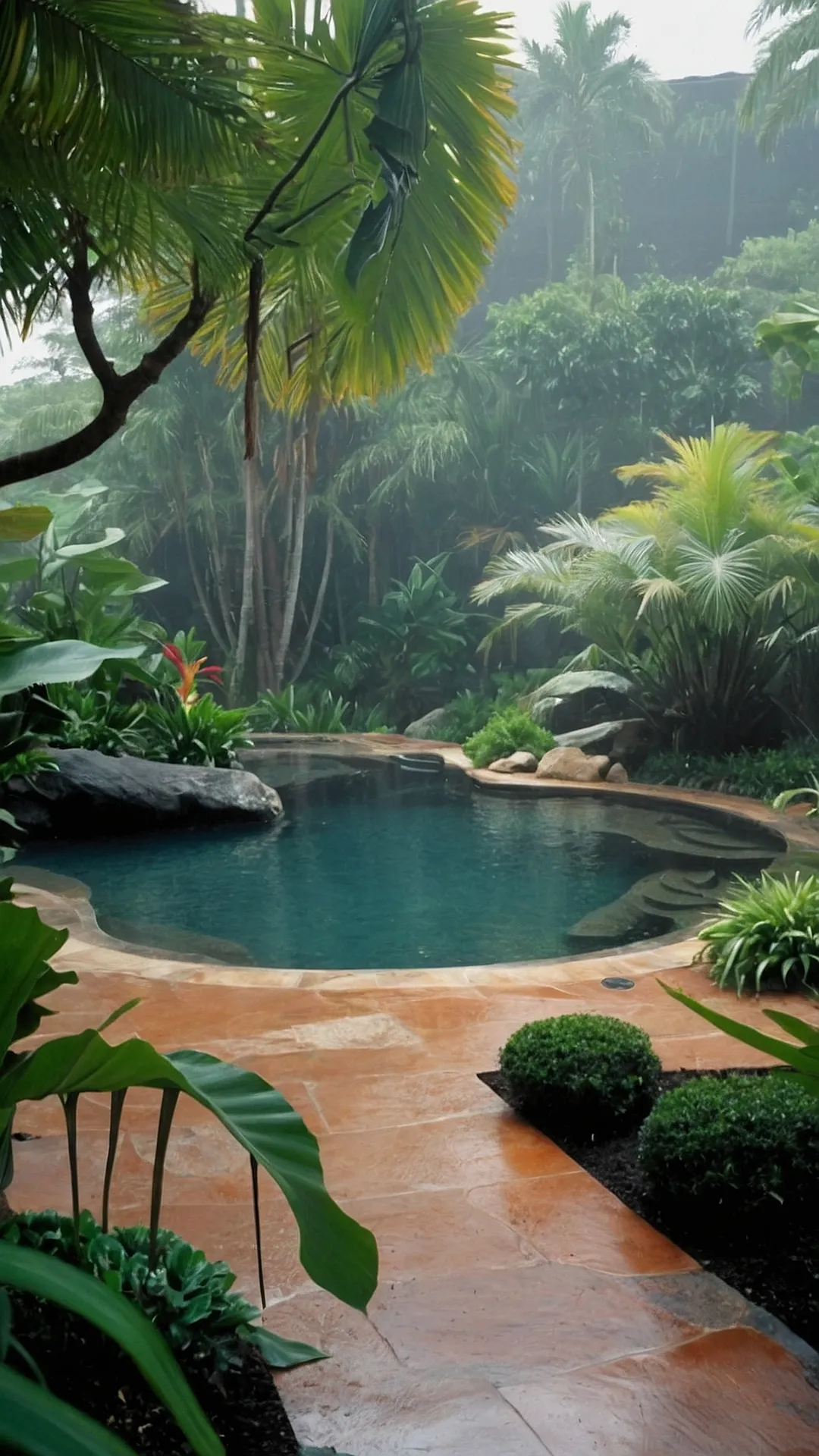 Swaying Palms: Tropical Backyard Magic