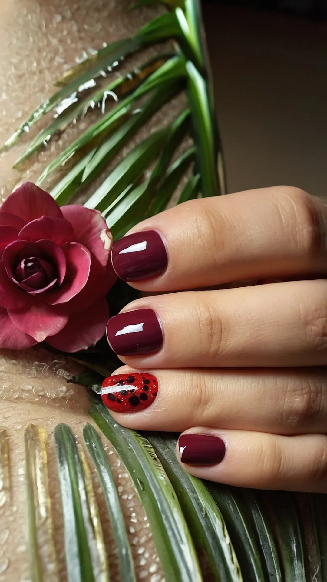 Poolside Glamour Mani